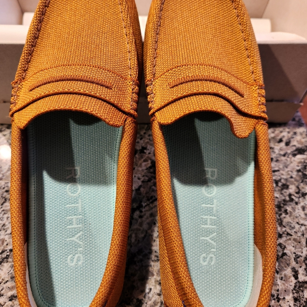 Rothy's Cognac Drivers 8.5 Womens